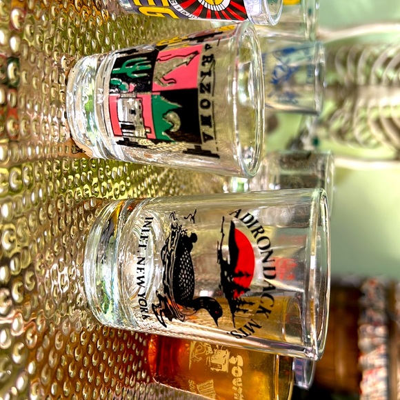 Shot glasses. 10 of them that I collected over the years. - Picture 5 of 6